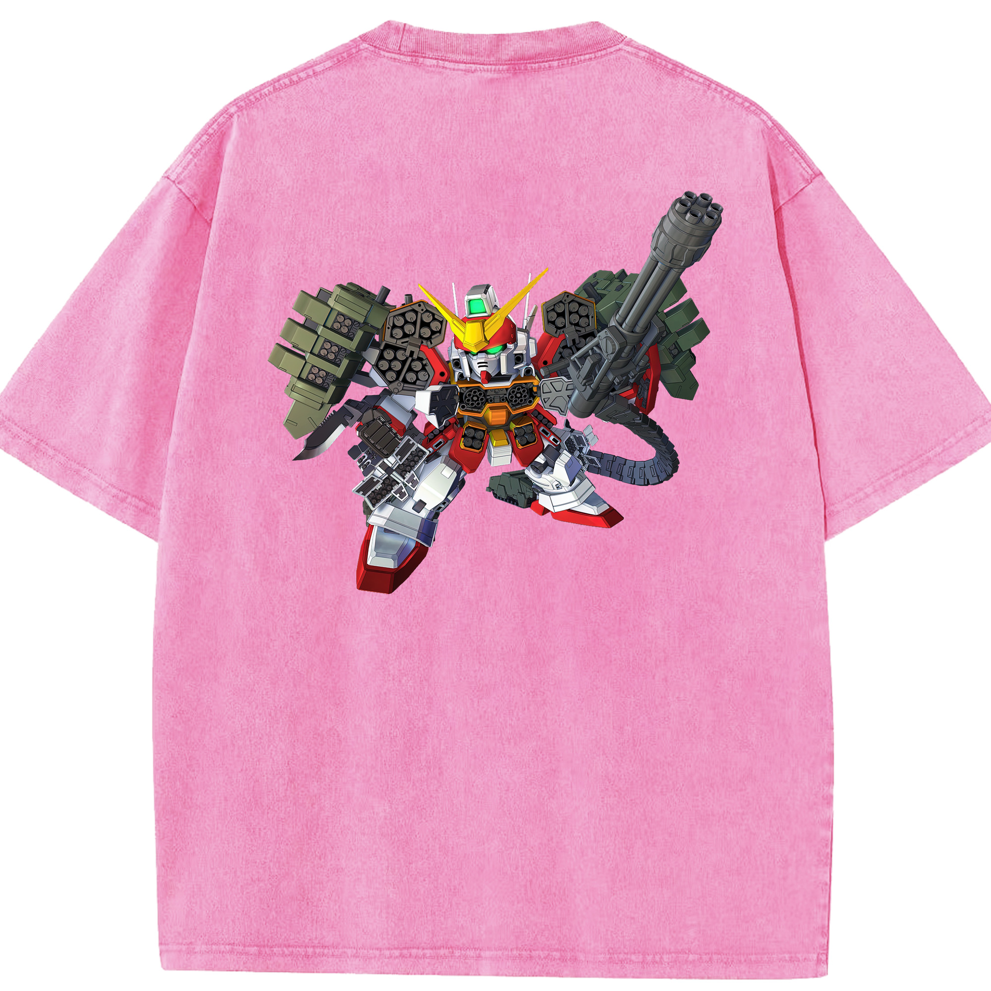 （画像用） 機動戦士ガンダム Mobile Suit Gundam 綿100% ヴィンテージ風 半袖Tシャツ（背面プリント）